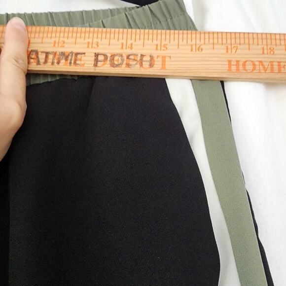 Zara Tracksuit Set Anorak Hoodie Parka Jacket Pants Size M/ L Colorblock Olive - Picture 8 of 12